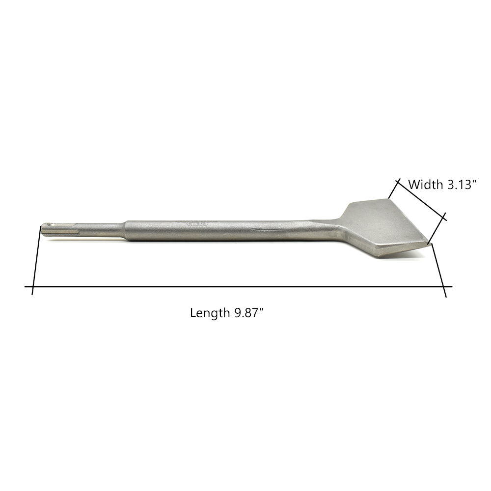 10 Inch  Long 3 Inch Wide SDS Plus Scaling Chisel - Bosch HS1427
