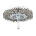 4-Inch Wire Wheel 1/4-Inch Shank - Coarse Crimped Wire 4500 RPM