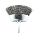 2-Inch Wire Cup Brush 1/4-Inch Shank - Fine Crimped Wire 4500 RPM