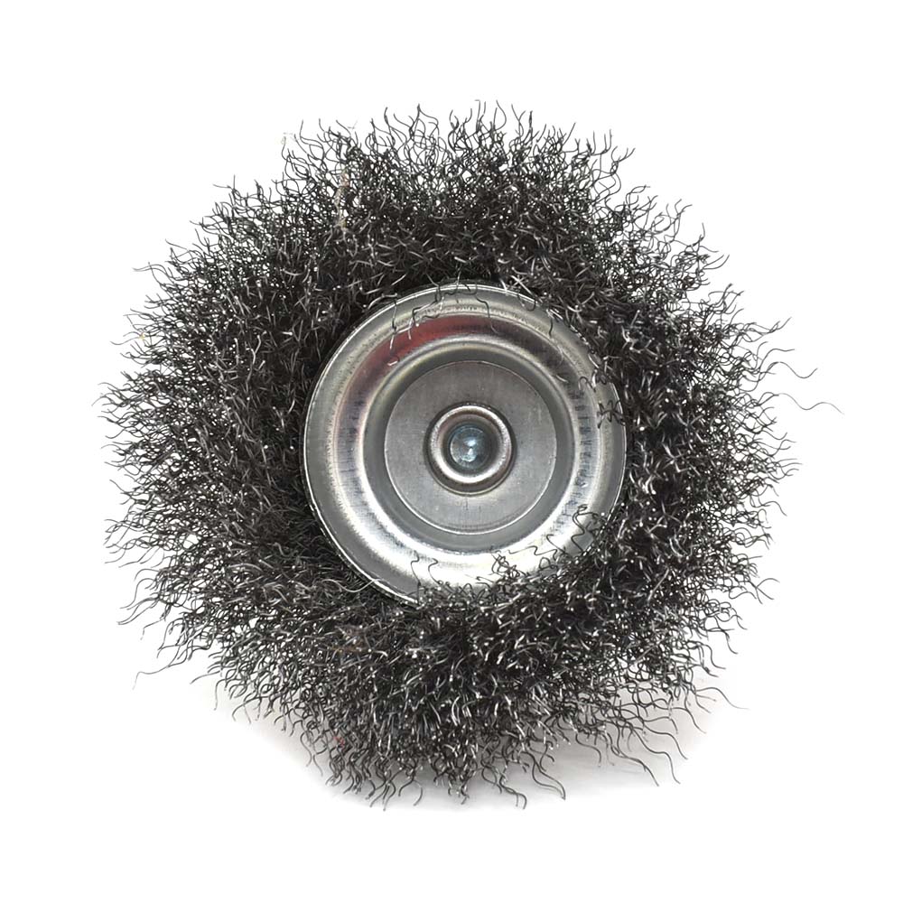 2-Inch Wire Cup Brush 1/4-Inch Shank - Fine Crimped Wire 4500 RPM