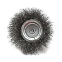 2-Inch Wire Cup Brush 1/4-Inch Shank - Fine Crimped Wire 4500 RPM