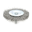 3-Inch Wire Wheel 1/4-Inch Shank - Coarse Crimped Wire 4500 RPM