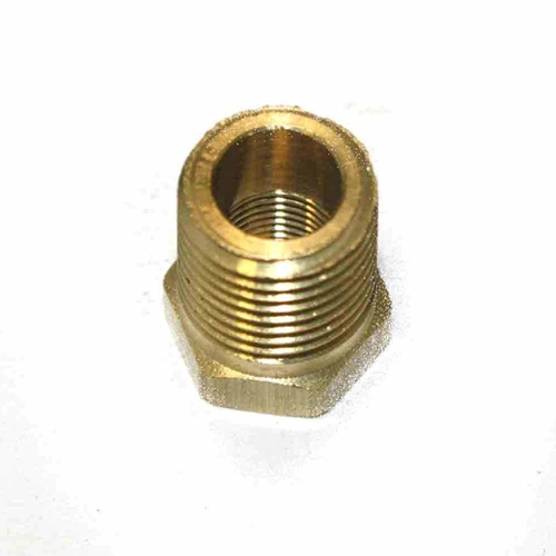 (FOR ORDERING ONLY) - 1/4" MPT x 1/8" FPT Brass Hex Bushing Reducer - W02