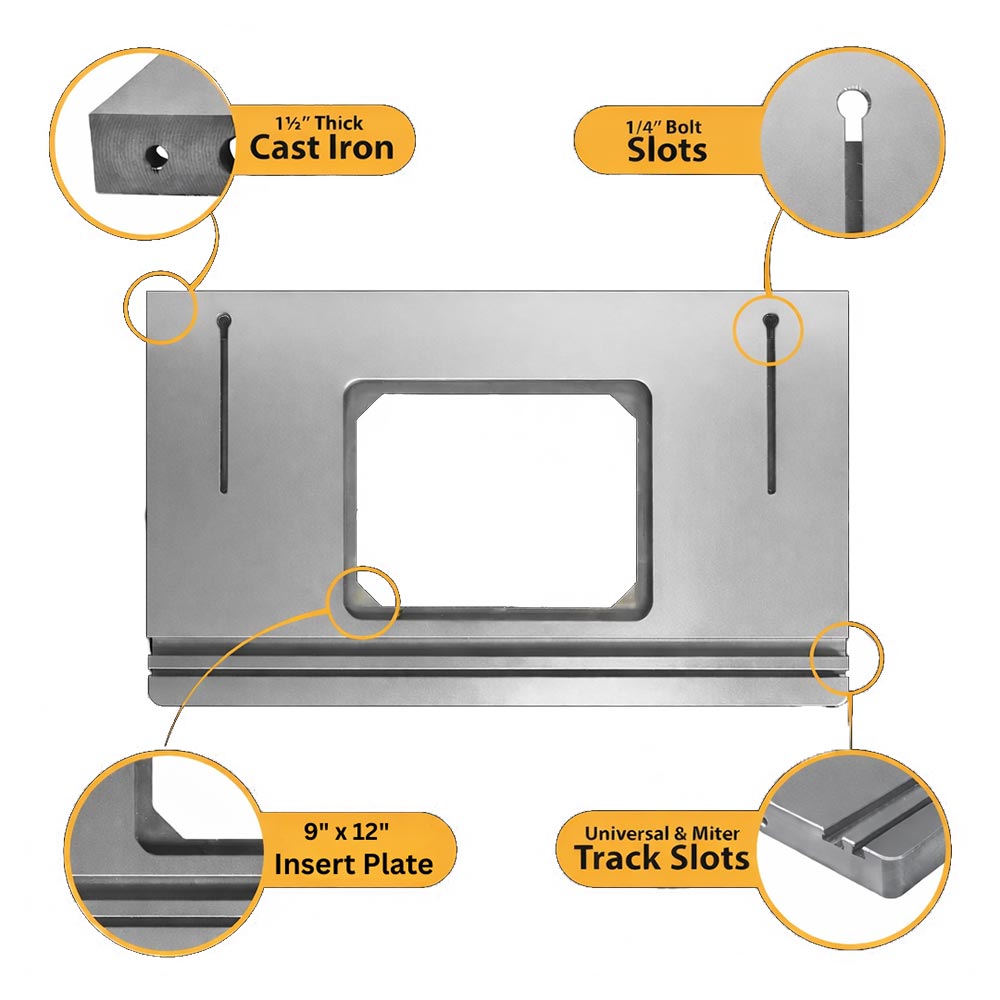 CastIron Table Ext+Plate+Rings+