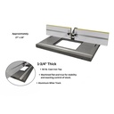 Cast Iron Table Ext+Phenol.Plate