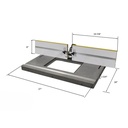 Extension Cast Iron Table Top & Fence(no plate)