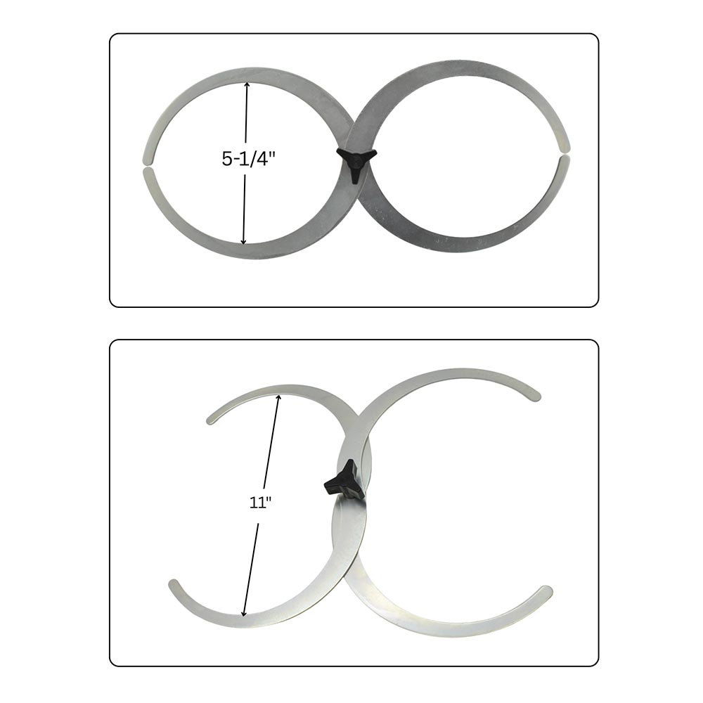 Woodturning Double Outside Bowl Caliper (808-0511)