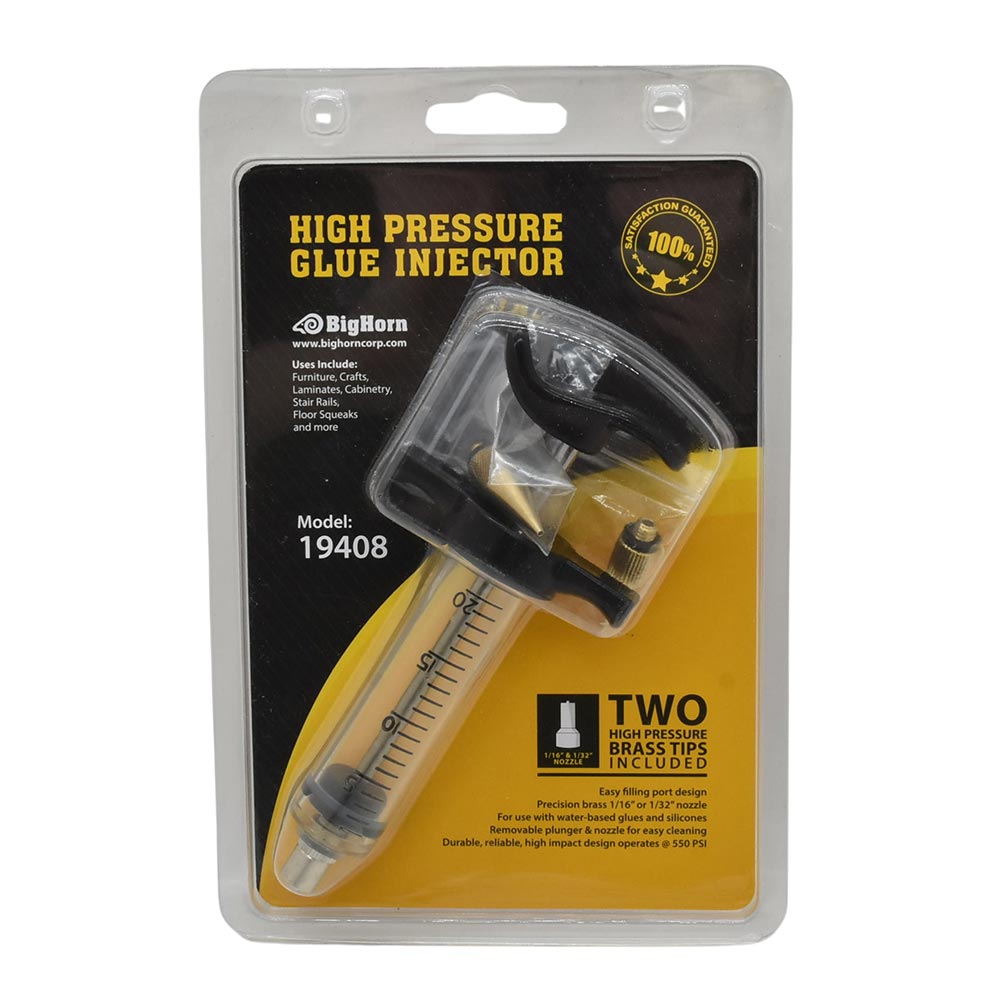 High Pressure Glue Injector with 2 Brass Tips (9305)