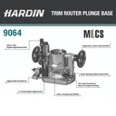 Rocky 30 Trim Router Plunge Base