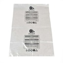 5pk 19.5" Dia. Clear Plastic Dust Collection Bag 30.5"x33"