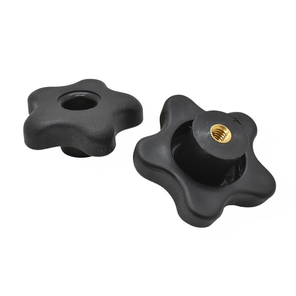 5 Star Thru Knob 1/4 x 20  (5/pk)