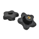 5 Star Thru Knob 1/4 x 20  (5/pk)