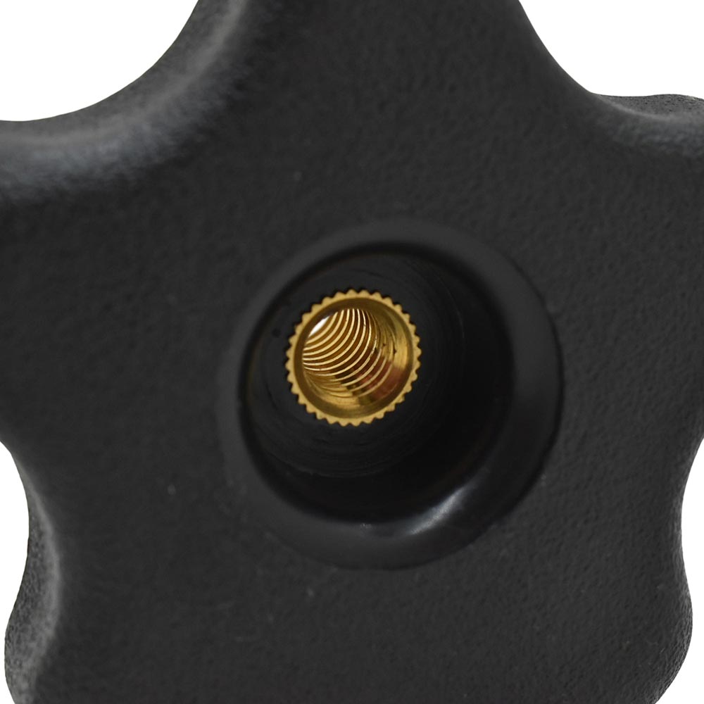 5 Star Thru Knob 1/4 x 20  (5/pk)
