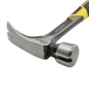 20 Oz Smooth Face One-Piece Forged Steel Rip Claw Hammer with Magnetic Nail Starter