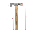 14 oz Drywall Hammer with Milled Striking Face & Hickory Handle