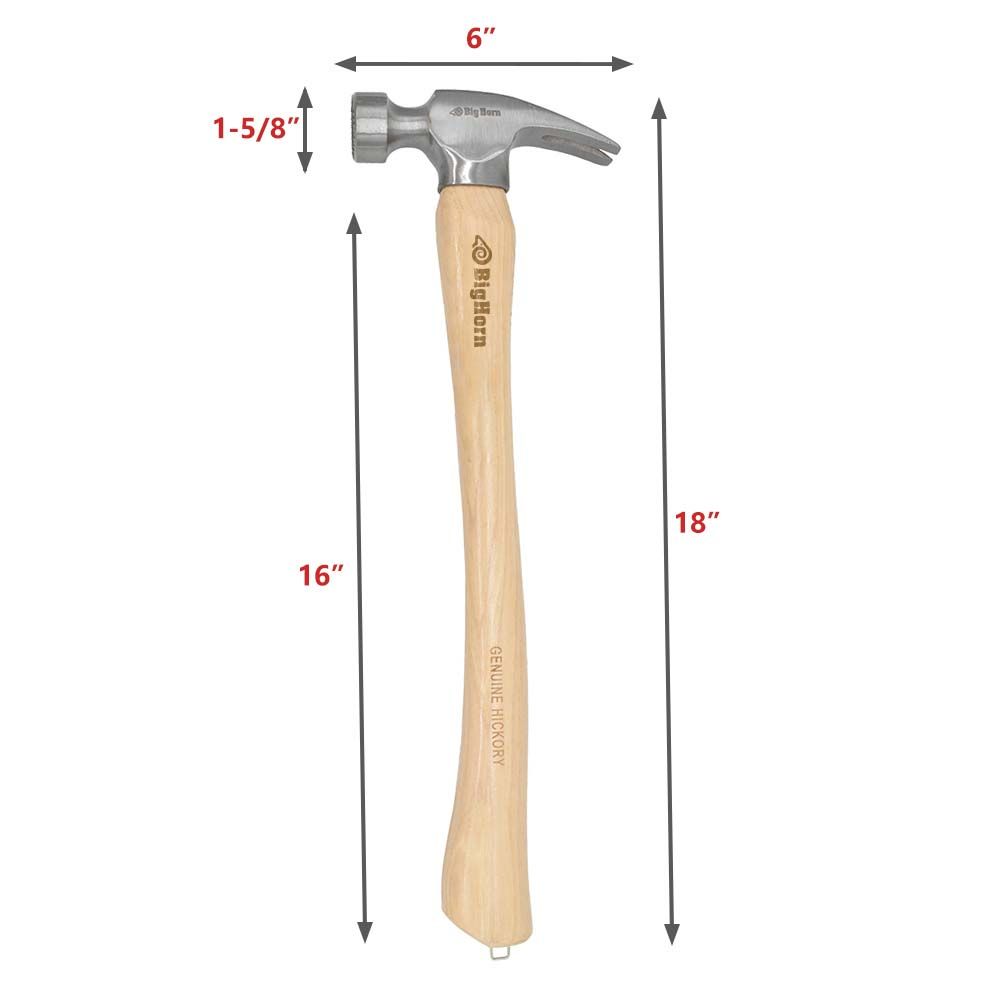21 oz Curved Handle Framing Hammer 