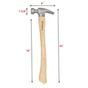 21 oz Curved Handle Framing Hammer 