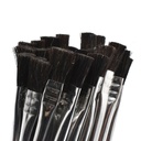1/2"  Width  Flexible Natural hair Bristle Tin/Metal Tubular Ferrule Handle Acid/Flux Brushes -  (Qty - 144)