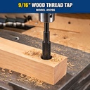 9/16" Wood Thread Tap
