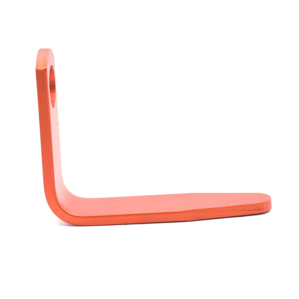 3/8" Single Hole "L" Shaped Rafter Hook (Aluminum) for Nail Guns - Red