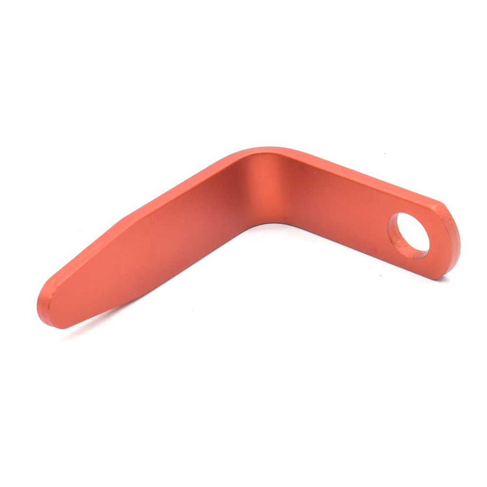 3/8" Single Hole "L" Shaped Rafter Hook (Aluminum) for Nail Guns - Red