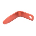 3/8" Single Hole "L" Shaped Rafter Hook (Aluminum) for Nail Guns - Red