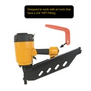 3/8" Single Hole "L" Shaped Rafter Hook (Aluminum) for Nail Guns - Red