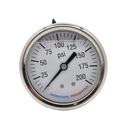 Oil Filled Pressure Gauge 2.5", 1/4" NPT Rear Mount- 200 PSI
