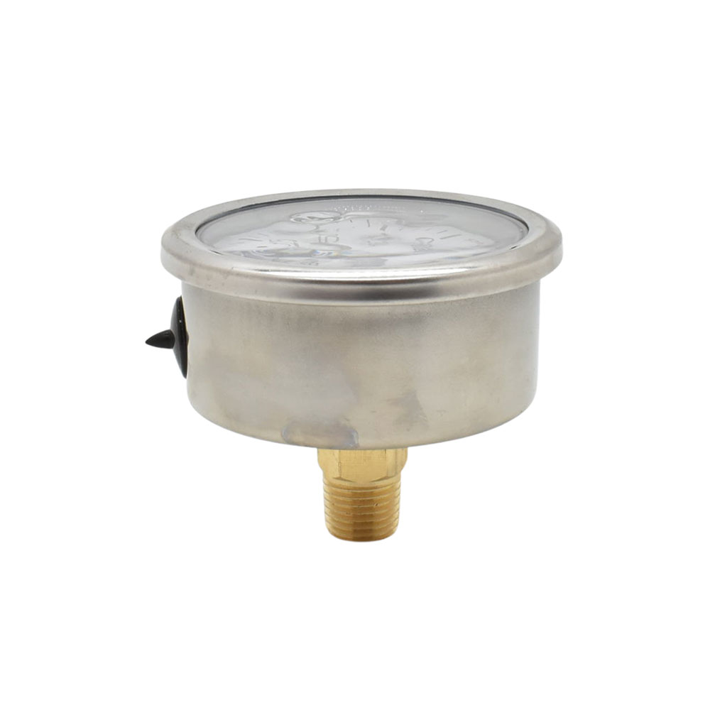 Oil Filled Pressure Gauge 2.5", 1/4" NPT Rear Mount- 200 PSI