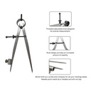  6" Pencil Holder Compass / Scriber (ADP-5644, 415-8635)