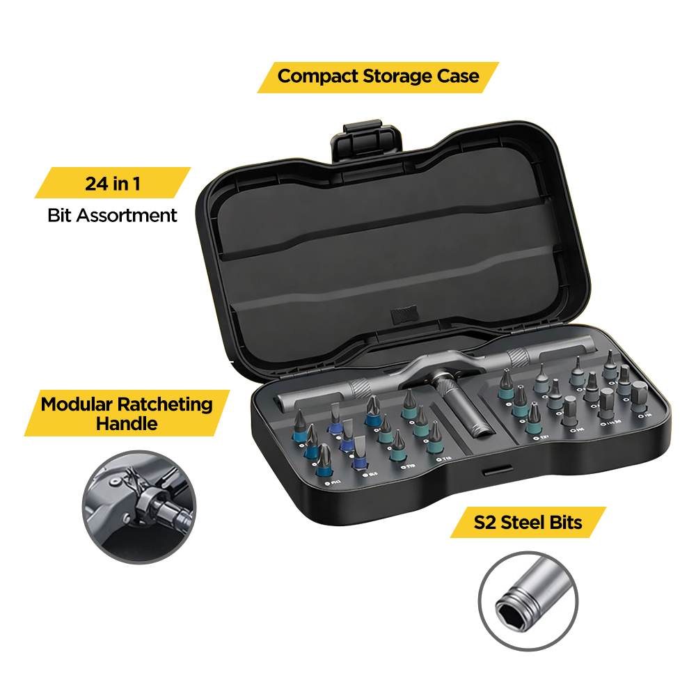 24-IN-1 Magnetic Screwdriver Set