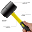 16oz Rubber Mallet With Fiberglass Handle (HM0016)