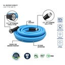 5/8" x 25ft Drinking Water Safe Hybrid Polymer Garden Hose