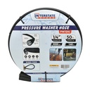 1/4 Inch x 50 Ft. PVC Pressure Washer Hose, 3000 PSI, M22-14mm Female x Female