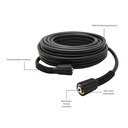 1/4 Inch x 25 Ft. PVC Pressure Washer Hose, 3000 PSI, M22-14mm Female x Female