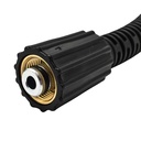 1/4 Inch x 25 Ft. PVC Pressure Washer Hose, 3000 PSI, M22-14mm Female x Female