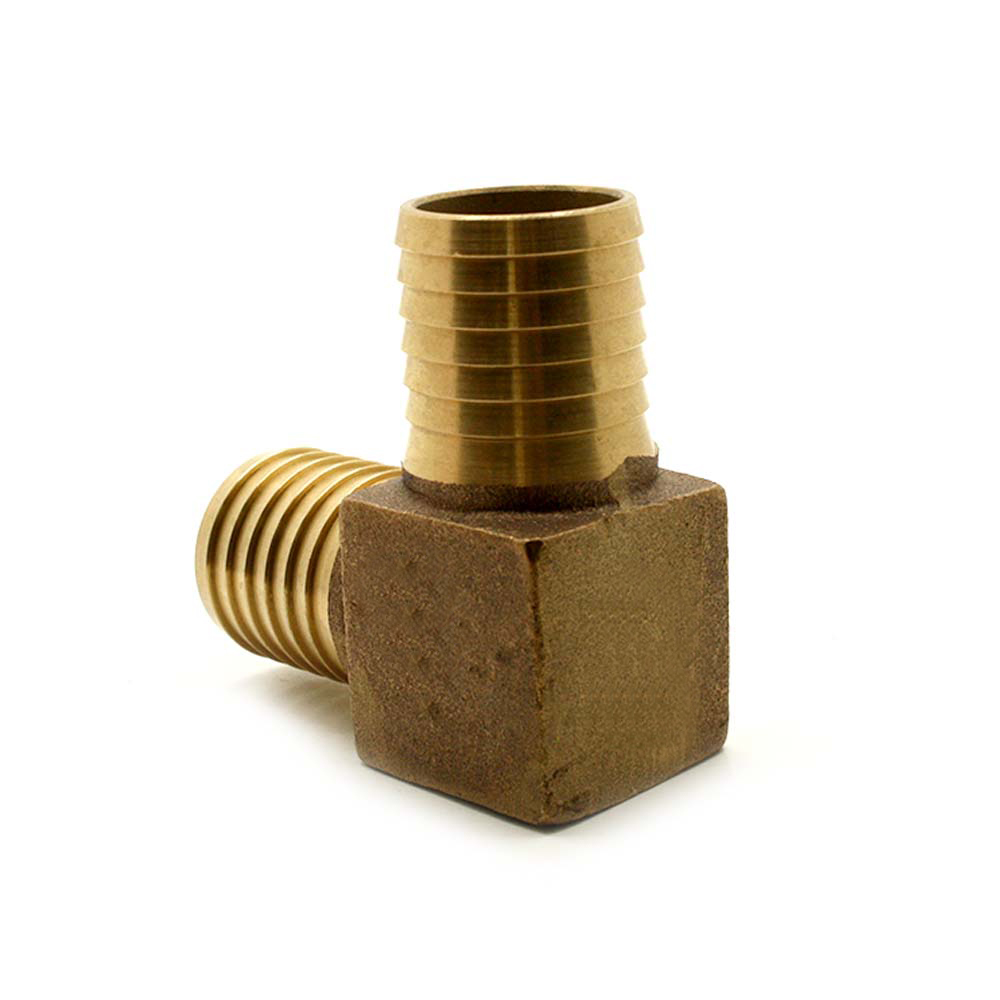 1-1/4" Brass Insert Elbow - W03