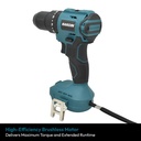 18V Cordless Brushless 3-in-1 Driver Drill - TOOL ONLY