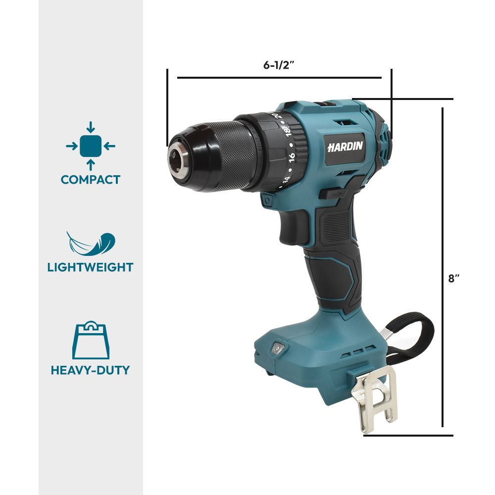 18V Cordless Brushless 3-in-1 Driver Drill - TOOL ONLY