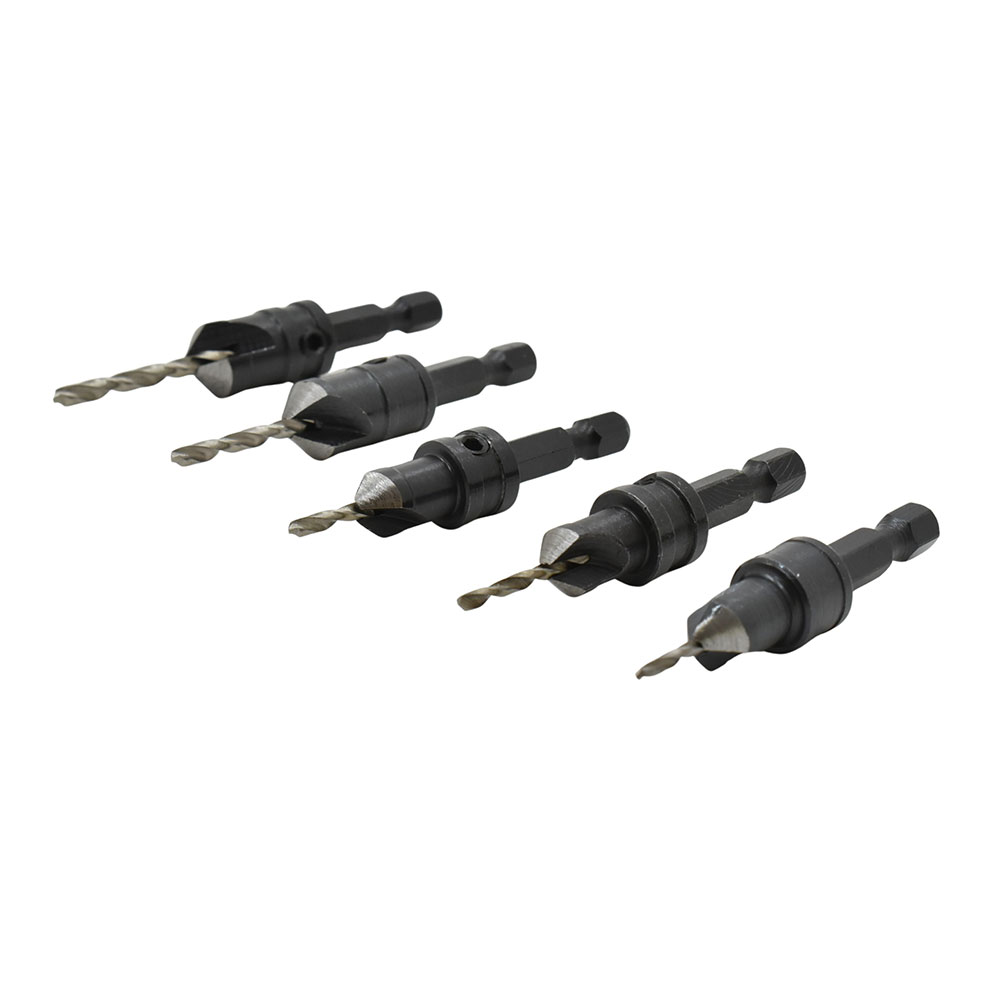 5 pc Drill/Countersink Set