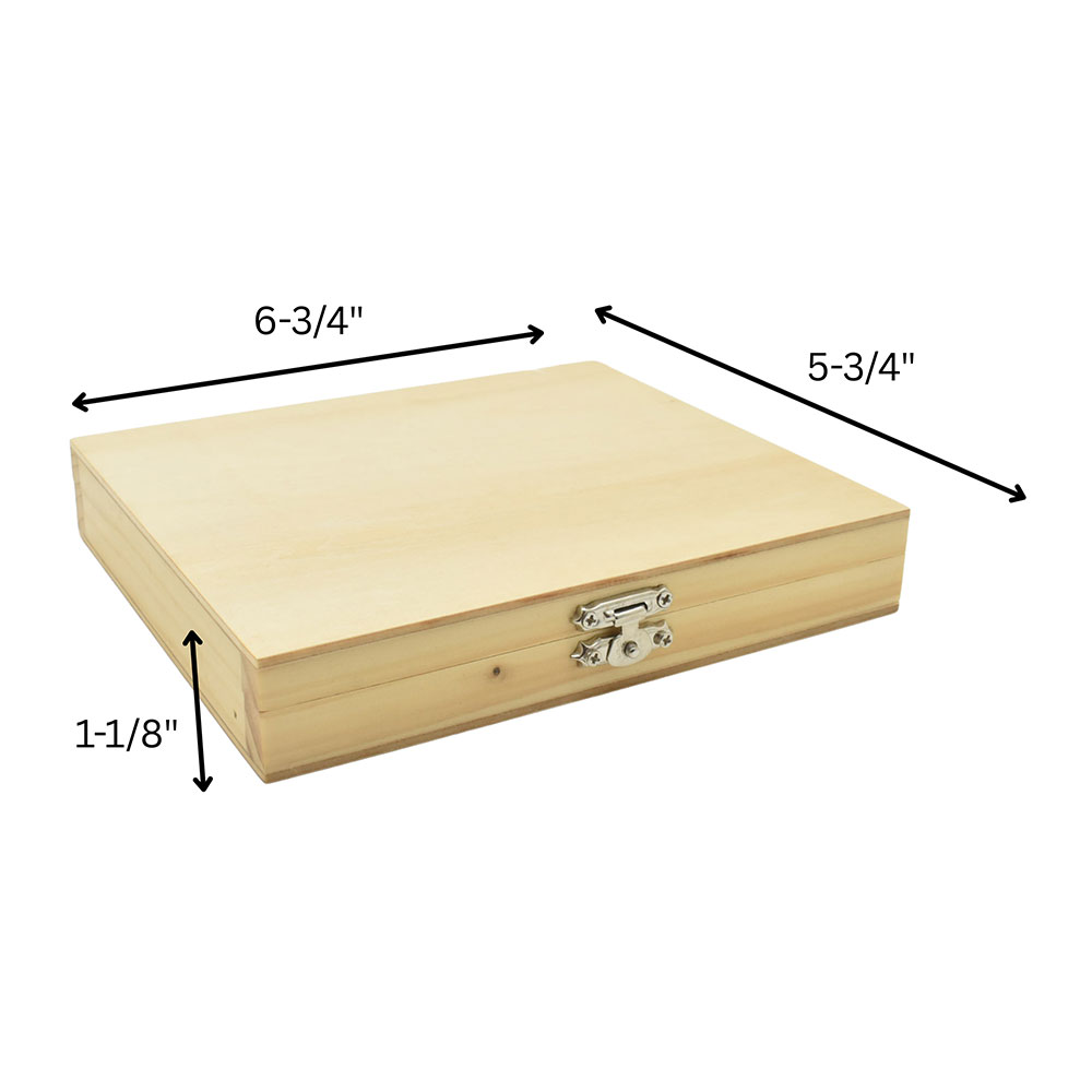 7pc HSS Flash Bits Set, Wood Box