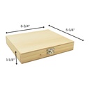 7pc HSS Flash Bits Set, Wood Box