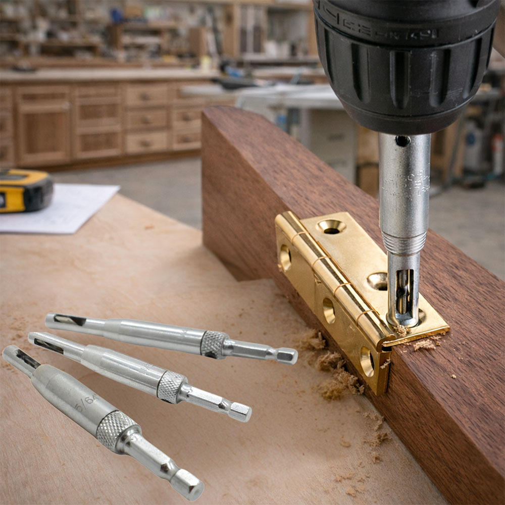 7pc HSS Flash Bits Set, Wood Box