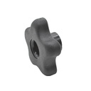 5 Star Thru Knob 3/8 x 16