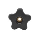 5 Star Thru Knob 3/8 x 16
