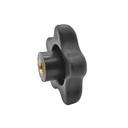 5 Star Thru Knob 3/8 x 16