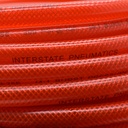 1/4" 100 ft Translucent-Red PVC Hose (1/4" NPT) 