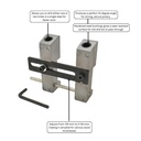 Adj. Double Pocket Hole Guide