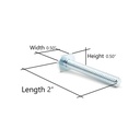T-Bolt - 1/4-20 x 1 3/4  (5/pk)