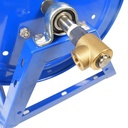 Manual Hose Reel Blue Powder Coated Steel - For 200ft X 3/8" Hose (Hose Not Included)
